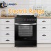 Lanbo 24 Inch Freestanding Electric Range - LB-ERK24RC-B