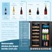 Lanbo 24 Inch 18 Bottle Wine and 55 Can Wine and Beverage Cooler - LB36BAA