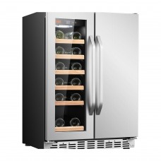 Lanbo 24 Inch 18 Bottle Wine and 55 Can Wine and Beverage Cooler - LB36BAA