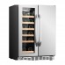 Lanbo 24 Inch 18 Bottle Wine and 55 Can Wine and Beverage Cooler - LB36BAA