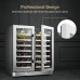 Lanbopro 62 Bottle Dual Door Wine Cooler - LP66D