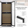 Lanbo Luxury 255 Bottles Dual Door Wine Cooler - LW328DD