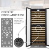 Lanbo Luxury 255 Bottles Dual Door Wine Cooler - LW328DD