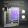 Lanbopro 52 Bottle Dual Door Wine Cooler - LP66D