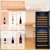 Lanbo 130 Bottle Dual Door Wine Cooler - LW133DD