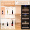 Lanbo 143 Bottle Triple Zone Wine Cooler - LW144T