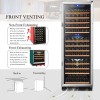 Lanbo 143 Bottle Triple Zone Wine Cooler - LW144T