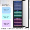 Lanbo 143 Bottle Triple Zone Wine Cooler - LW144T