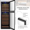 Lanbo 152 Bottle Dual Door Wine Cooler - LW162DD