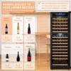 Lanbo 154 Bottle Dual Zone Wine Cooler - LW165D