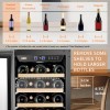 Lanbo 26 Bottle Dual Zone Wine Cooler - LW28D