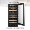 Lanbo 26 Bottle Dual Zone Wine Cooler - LW28D