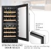 Lanbo 26 Bottle Dual Zone Wine Cooler - LW28D